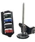 Pro Grade Stainless Steel Sharpening Angle Jig With Quick Metric Stops for precise alignment on engraving bits and grinder.