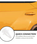 Auto Wire Clips And Door Panel Retainer Kit Plastic Push Pins Fasteners For Car Body Bumper Windshield And Interior Panels Durable Auto Clips For Quick Repairs And Easy Setup on yellow car door