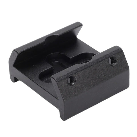 Beefed Up Aluminum Telescope Mount Base With Anodized Finish, visible are screw holes, made for astronomy enthusiasts' use outdoors.