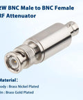 Coaxial RF Attenuator Ten DB 2W BNC Male To BNC Female Connector Fifty Ohm For Radio And Communications Applications Pro Grade Gear Rock Solid Signal Level Control For High Power Rigs