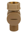 Brass Water Flow Meter For Outdoor Hoses And Lawn Sprinklers, Tracks Gallons Used To 0.1 Gal, Durable Spigot Connector Top View