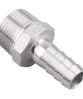 304 Stainless Steel Three Quarters Inch Hose Barb To One Inch NPT Male Pipe Fittings Set Of 2 For Home Brew Hoses And Valves
