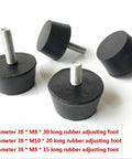 Adjustable Rubber Foot Pads 40 Piece Set For Tables And Chairs M8 M10 Vibration Dampening Anti Scratch Floor Protectors