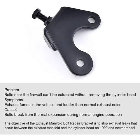 Built Tough Exhaust Manifold Bolt Repair Bracket Fits Chevy Gmc Silverado Sierra Yukon Denali 4.8L 5.3L 6.0L 6.2L Trucks close-up view