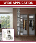 40 Pack Half Inch Overlay Soft Close Cabinet Hinges With 105 Degree Angle Built In Damper 3 Way Adjustable For Face Frame Cabinets Easy Install DIY Friendly Cold Rolled Steel Construction in wardrobe cabinet application