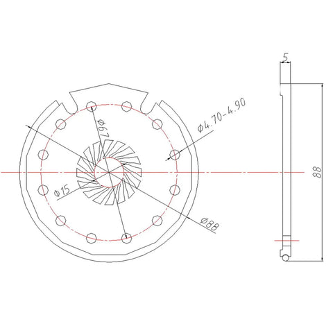 Pedal Assist Sensor For Electric Bicycle With 12 Magnet PAS System Left Crank Mount Dual Hall Sensors For Killer Cadence And Smooth Electric Help Easy Setup And Parameter Adjustments