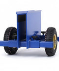 Heavy Duty Door Cart With 550 Lb Load Capacity And Secure Clamp For Moving Stone Glass Drywall And Fences solid blue steel design with smooth pneumatic wheels