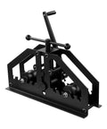 Jaygovan Heavy Duty Tube Roller Bender 1.5 Inch Manual Round Pipe Bending Tool w/ Dies, rugged black steel construction.
