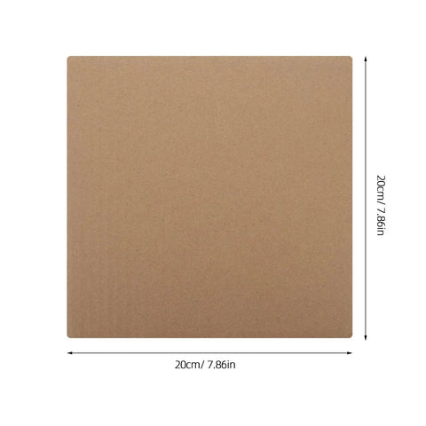 20cm cardboard square from 12 Pack Cardboard Box Dividers For Moving And Packing Supplies Protective Filler Pads For Fragile Items