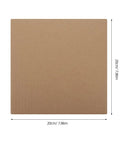 Square 20cm filler sheet from 12 Pack Corrugated Paper Moving Box Filler Sheets With Sturdy Construction And Waste Reducing Design And Bottom Reinforcement Pads