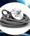 Incremental Rotary Encoder 40mm Diameter With 2 Meter Cable 5-24V DC Supply Model E6B2-CWZ5B 1000 PPR on gray cable