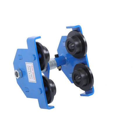 I-Beam Trolley 1100 Pound Capacity With Double Wheel Track Roller For I-Beam Flange Width 55 To 200 Millimeter