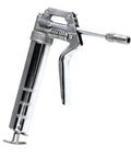Heavy Duty 120cc Grease Gun Handheld Lubrication Tool For Industrial Equipment Plated Metal Build Easy Squeeze Quick Fill Pro Grade Grease Applicator