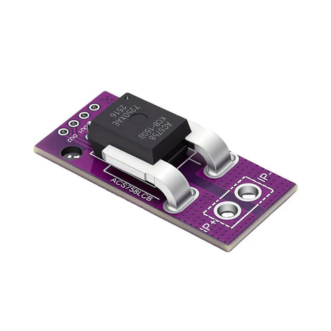 Rock Hard Hall Current Sensor Module Rated At One Hundred Fifty Amps Made For Motor Control Circuit Designs And Garage Builds Featuring Ten Millivolt Per Amp Sensitivity, compact circuit board.