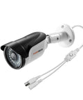 1080P Long Range Bullet Security Camera Weatherproof For Indoor And Outdoor Use With Four In One OSD Switch Works With TVI CVI AHD And CVBS DVRs
