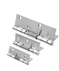 Three sizes of Two Piece Stainless Steel Spring Hinge Set for Cabinet Doors That Self Close And Keep It Quiet Folding Loose Leaf Wood Door Hinge