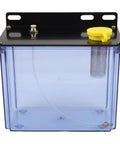 Heavy Duty 3L CNC Lubrication Water Box With Integrated Filter For Lathe Milling Drill Machines, transparent polymer tank with yellow cap.