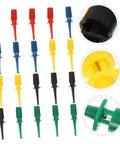 Colorful Multimeter Test Hook Clips 20 Pack Lightweight Grabber Probes For IC Testing And Electronic Repairs Ideal For DIY Electronics