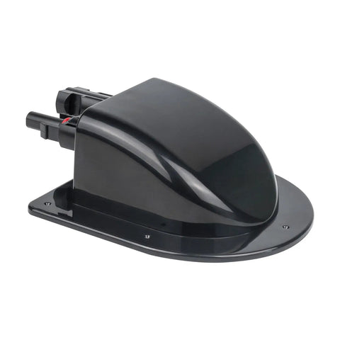 Black Solar Cable Entry Gland Kit With 10AWG Cable And UV Resistant Dual Entry Housing For RVs Boats And Yachts Roofs