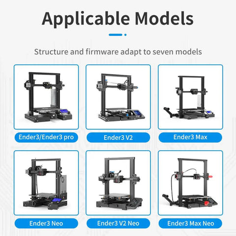 Ender 3 series 3D printers compatible with Upgraded Silent Mainboard With TMC2225 Drivers For Ender 3 Series 3D Printers Marlin 2.0