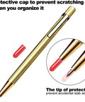 Built Different Tungsten Carbide Scribe Metal Etching Pen And Glass Tile Marking Tool Featuring A Smooth Reversible Chuck with protective cap.