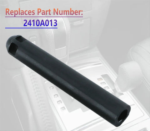 AT Stick Sleeve Shift Linkage Replacement For Mitsubishi Pajero V83 V87 V88 V93 V97 V98 Black 1 Piece Durable Aftermarket Spare Part Direct Fit Easy Install No Modifications Required Reliable Performance. Black plastic AT shift linkage sleeve, part 2410A013