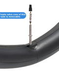 Two Pack 27.5 Inch Heavy Duty Bike Tubes 27.5x2.5 2.0/3.0 64/76-584 With 48mm Presta Valve Removable Valve Built Tough