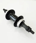 Rear Hub For Bicycle 36 Hole Wide 135mm Aluminum Alloy Double Thread Three Eighth Inch Axle Black Fits Rotary Freewheel