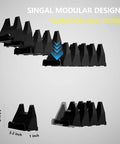 Magnetic Modular Wrench Organizer Set With Wrench Holder And Drawer Rack, metric and SAE labels, neodymium magnets, modular design