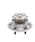 Front Wheel Bearing Hub Assembly For 2009 To 2012 Chevy Colorado And 2009 To 2012 GMC Canyon RWD ABS Models, 6 lug, metal, front view