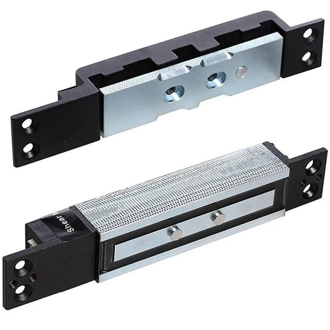 2600lb Magnetic Lock With Concealed Mount 12VDC Electric Shear Lock Auto Locks When Unlocked Door Static Sensor