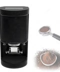 Solid Build Quality Automatic 58mm Electric Coffee Tamper For Espresso Machines, Easy Peasy Touchscreen Dials visible in image.
