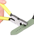 Leather Hole Punch Plier 2.0mm Universal Hole Punch Tool For Watch Straps Belts Shoes Fabric DIY Crafts And Dog Collars One Hand Use