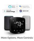 Boss Level Smart Air Conditioner Controller With WiFi Thermostat For Mini Split, Window And Portable ACs with voice assistant logos
