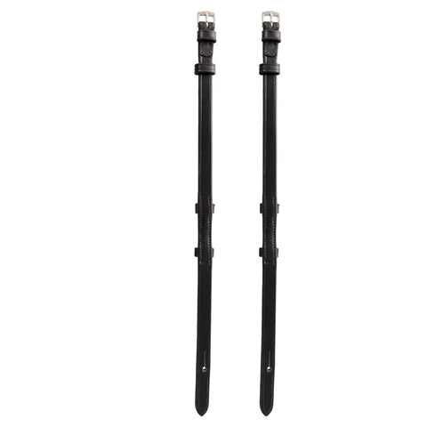 Replacement Cheek Pieces For English Horse Bridle Drop-In Hook Fastening 5/8 Inch 16mm Matching Stitching Durable Vegetable Tanned Leather