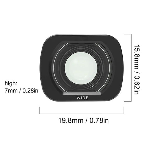 Dope Wide Angle Lens Filter For Flip Drone Expand Field Of View From 82 Degrees To 100 Degrees With 15.5mm Buckle Installation