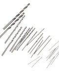 Pro Grade Twist Micro Drill Bits Set 25 Pieces 0.5 To 3mm HSS Straight Shank Precision Bits For Jewelry Watch PCB Crafts Durable Sharpness