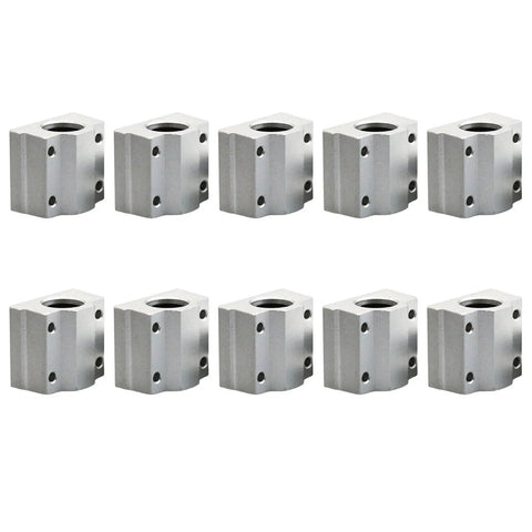 Dope Linear Bearing Slider For CNC Motion Control SC8UU SCS8UU Blocks, aluminum, 10-piece, high precision for smooth automation.