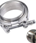 3.5 Inch Stainless Steel V Band Clamp Kit With Male And Female Flanges For Turbo Exhaust Systems Downpipes Catback And Turbo Back Piping