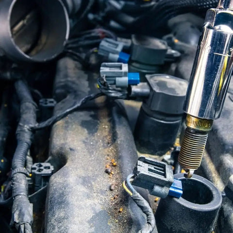 Using 14-Piece Female E-Star Socket Set E4 To E24 Drive With External Hex Sleeve Kit For Impact Wrench On Engine