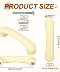 Straight Up Stunning Arch Cabinet Pulls In Bright Yellow Ceramic Drawer Pulls For Kitchen Cupboards And Dressers Big Time Refresh For Your Home Decor Space Today, product size with screws.