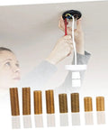 Heavy Duty Brass Lamp Thread Pipes Kit With Easy Install Threaded Rods For Lamp Hardware Built Tough DIY Repair Solutions For Light Fixtures