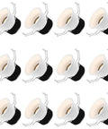 Smooth 10W Dimmable Cob Led Spotlight 12 Pack, Tough Anti Glare Recessed Downlight, white and black design for ceiling installation.