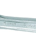 Satin Adjustable Wrench 8 Inch With Extra Wide Jaw Square Jaw Opening I Beam Handle Radius Corner Design Slip Resistant Grip Corrosion Res