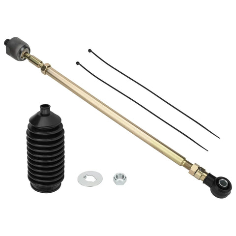 Left Steering Rack Tie Rod Kit For Polaris RZR Ranger UTVs 400 500 570 700 800 900 1000 From 2008 To 2021 Heavy Duty Bolt On Upgrade Durable Steel Build with boot and zip ties