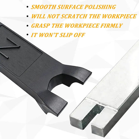 Close-up of the Beefy Fuel Pump Removal Tool for SUVs Trucks and Cars Adjustable Lock Ring Spanner head detail.