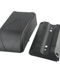 Extra Large Waterproof Controller Box For Electric Bikes And Scooters Built Tough As Nails With Grip Tight Mount Rack showing protective casing and mounting base.