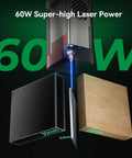 Beast 60W Desktop Laser Engraver With Integrated Enclosure And Camera Air Assist For Batch Processing Ultra Fast 700mm Per Second Diode Cutter Engraver For Wood And Acrylic Projects cutting acrylic and wood blocks.