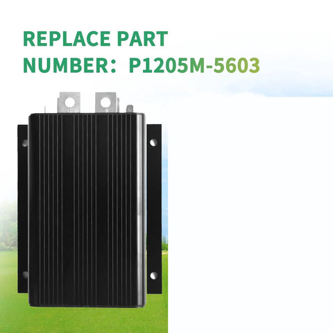 Hella Smooth 48V 500A DC Motor Speed Controller For Cars, 0-5K Throttle Input side view on green grass background.