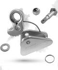 Arborist Rope Grab With Removable Cam And Fixed Bolt And Nut, Flip Line Adjuster, Heavy Duty Rope Clamp Lock For 11mm To 16mm Rope